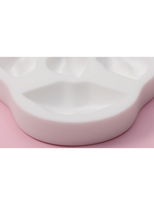 Молд Доляна «Губы», 8,5×8×1,5 см , цвет белый