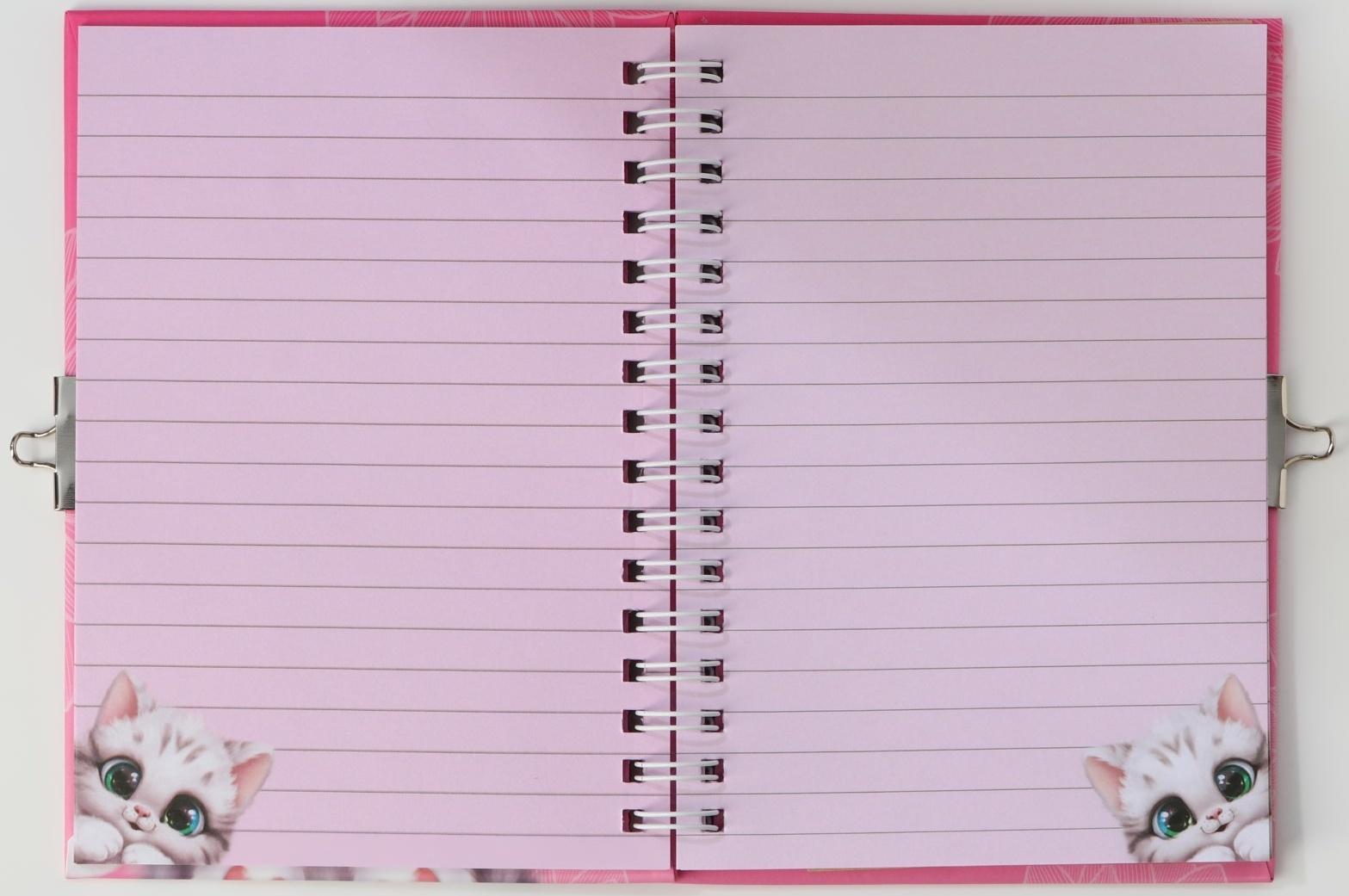 Блокнот на замочке А6, 50 л «С 8 Марта»