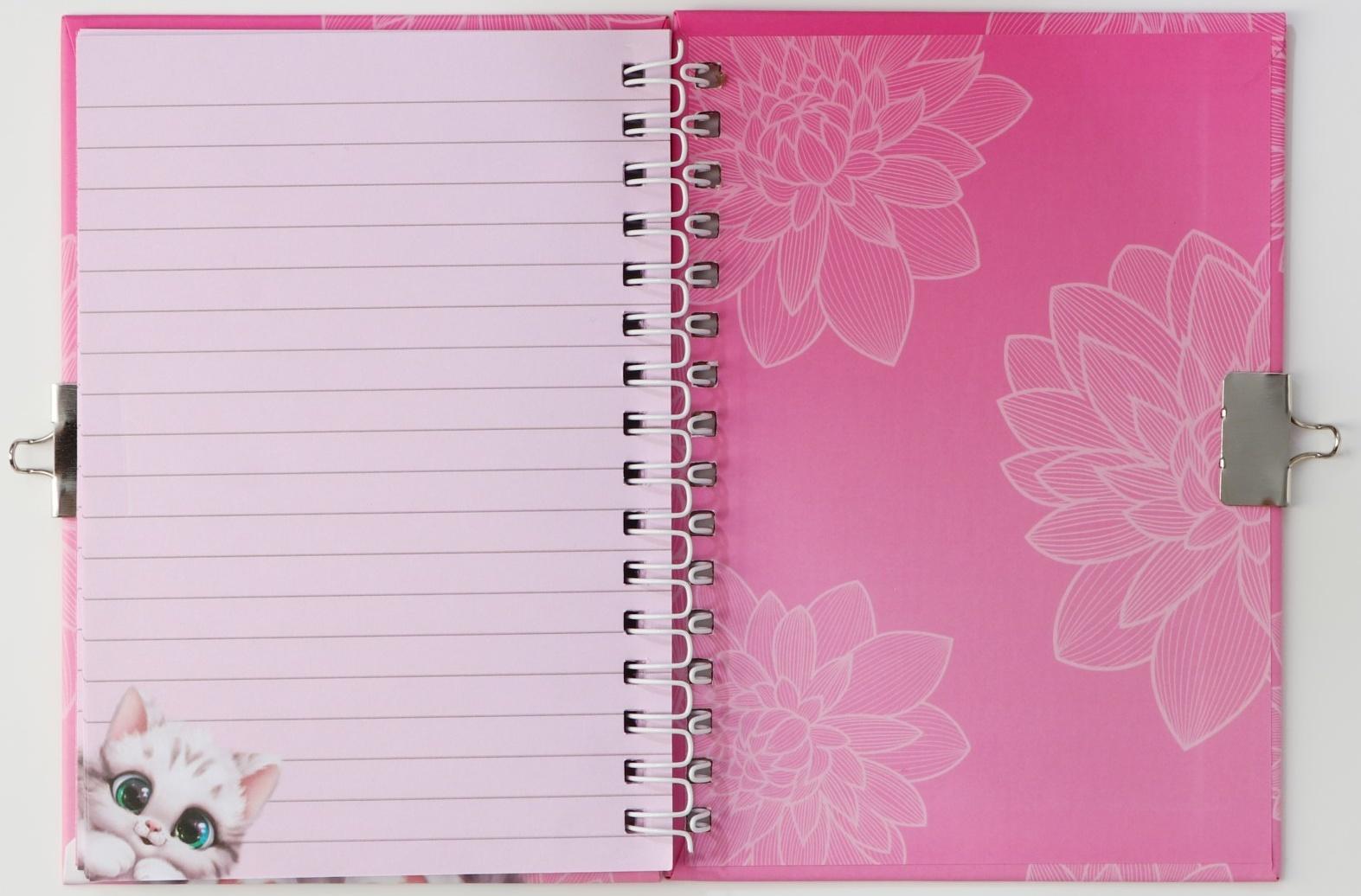 Блокнот на замочке А6, 50 л «С 8 Марта»