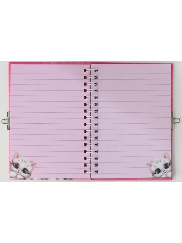 Блокнот на замочке А6, 50 л «С 8 Марта»