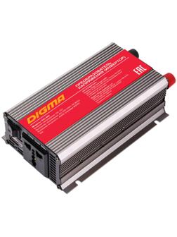 Преобразователь напряжения автомобильный Digma DCI-400, 12/220 В, 400 Вт
