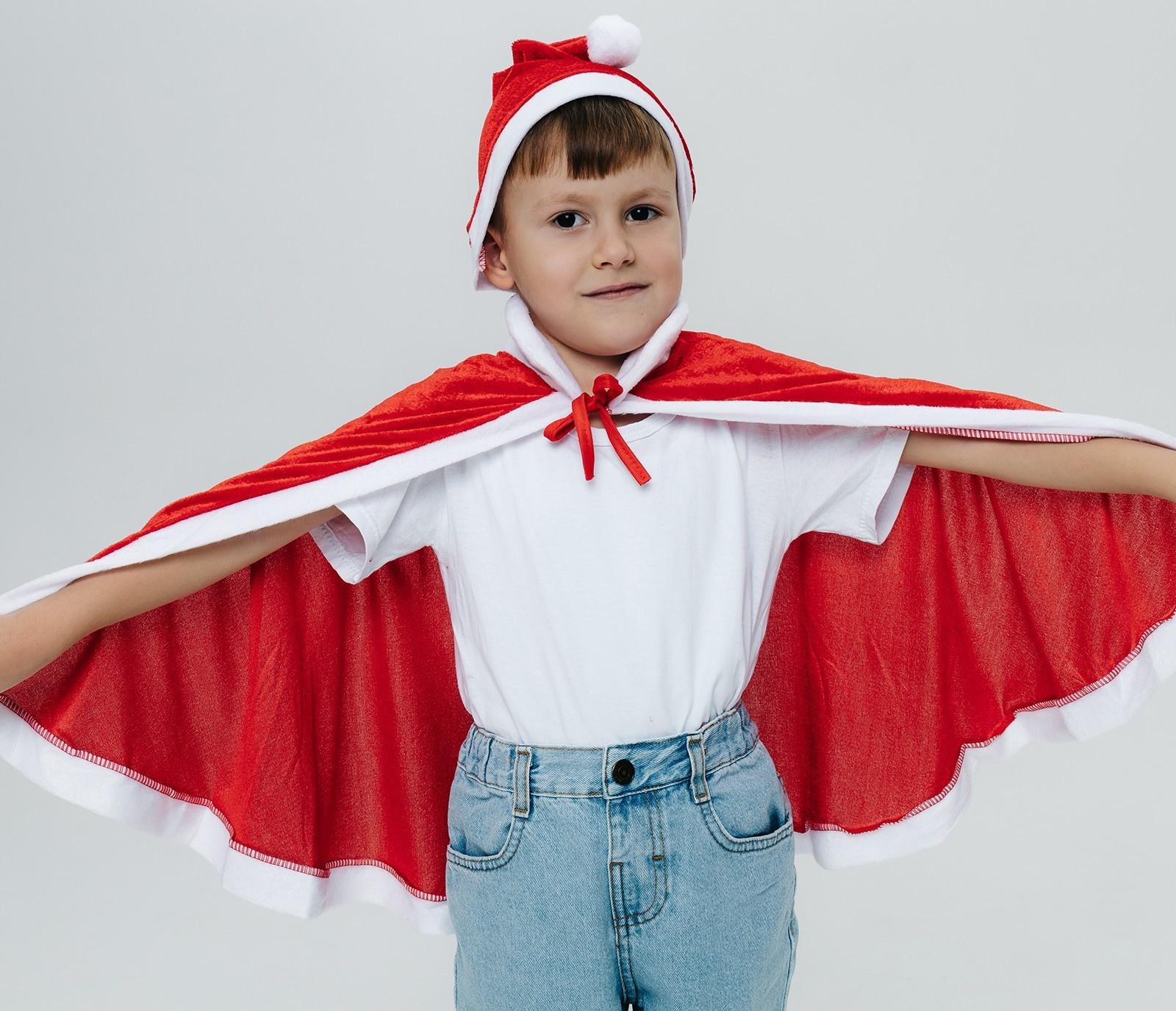 Карнавальный набор «Новогоднее чудо»: накидка и колпак