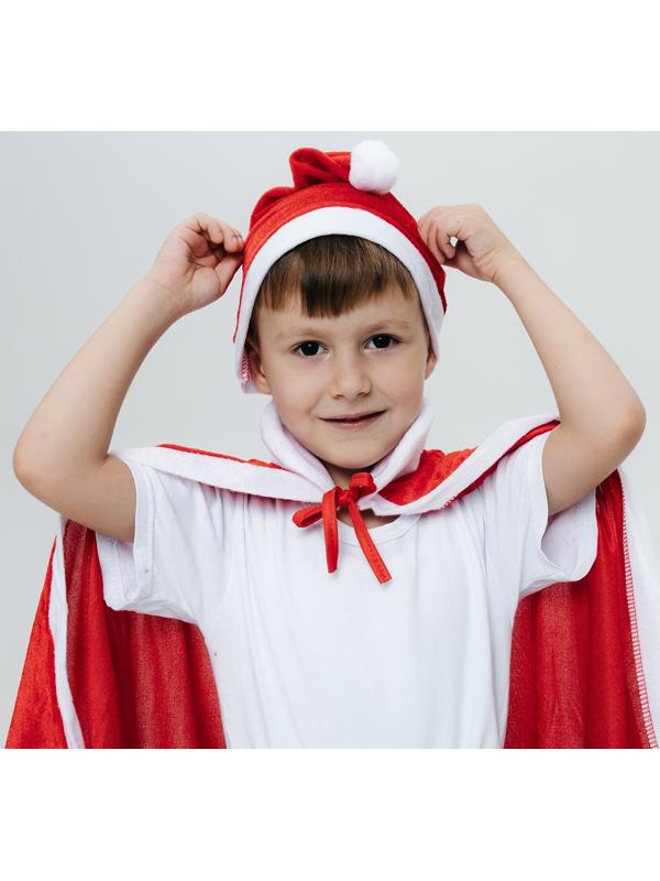 Карнавальный набор «Новогоднее чудо»: накидка и колпак