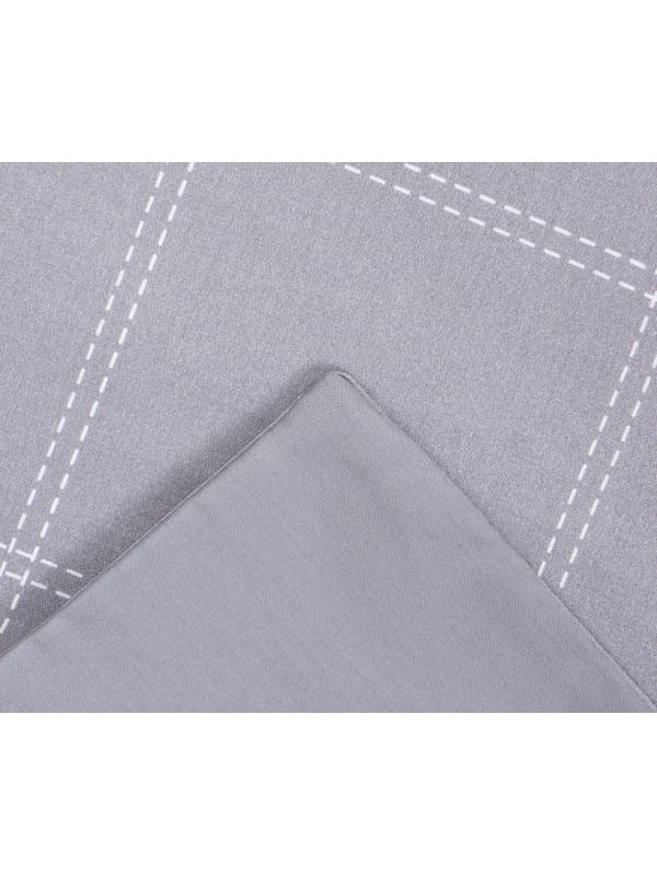 Постельное бельё Этель 2 сп Cage: grey, 175х215 см, 200х215 см, 50х70+3 см-2 шт, мако-сатин, 114г/м2