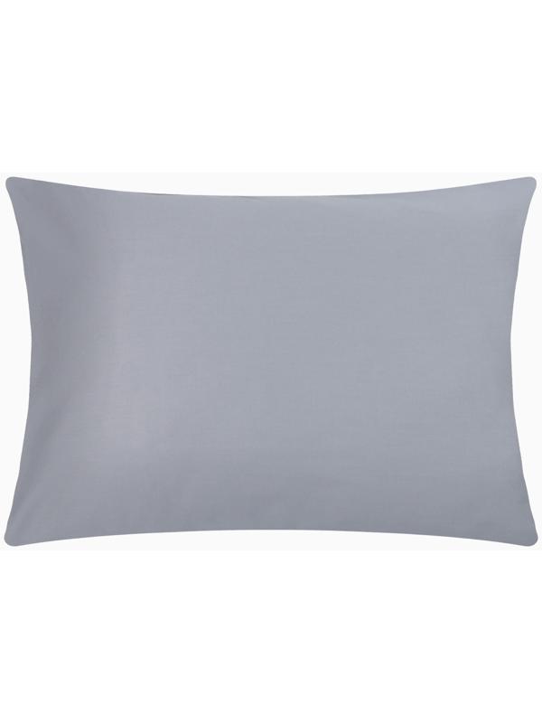 Наволочка Этель 50х70 см, цвет серый, мако-сатин, 114г/м2, 100% хлопок