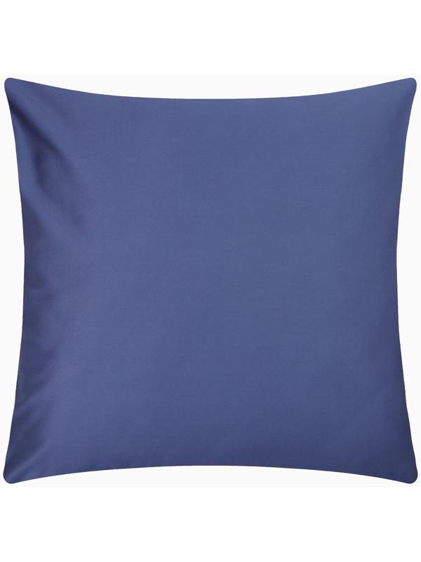 Наволочка Этель 70х70 см, цвет синий, мако-сатин, 114г/м2, 100% хлопок