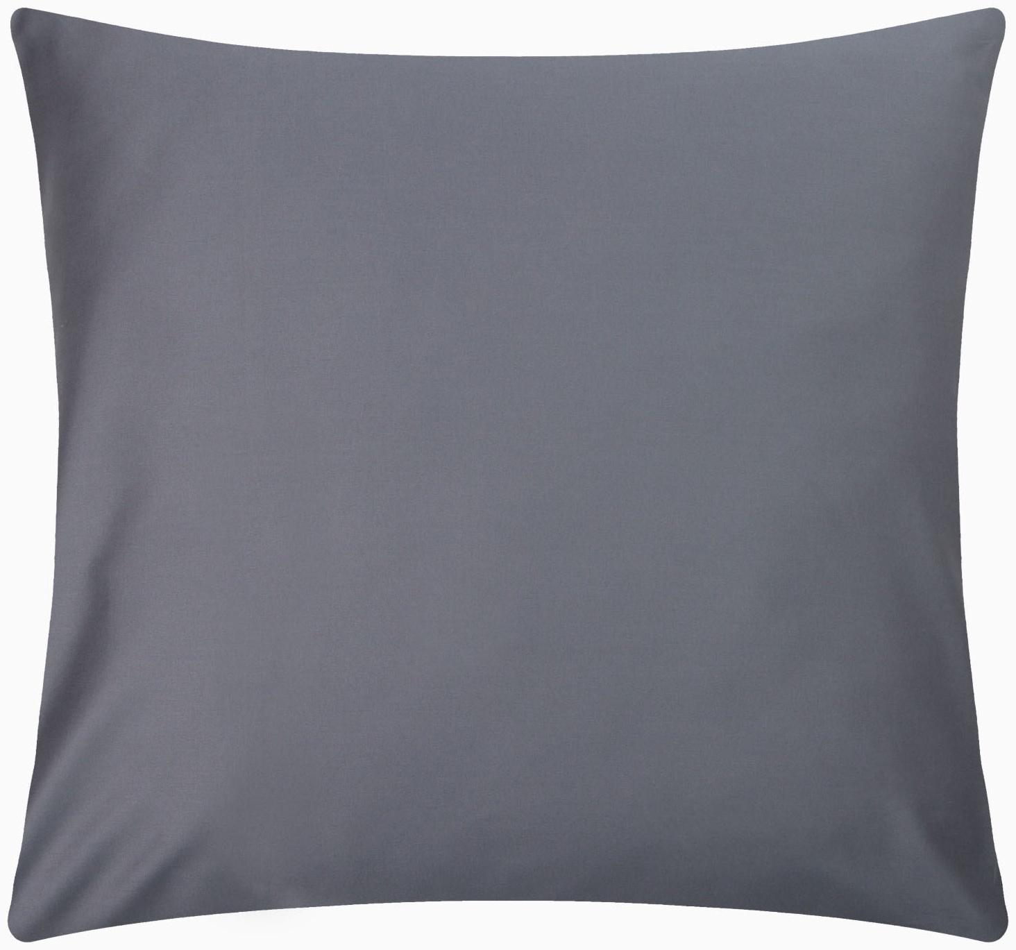 Наволочка Этель 70х70 см, цвет темно-серый, мако-сатин, 114г/м2, 100% хлопок