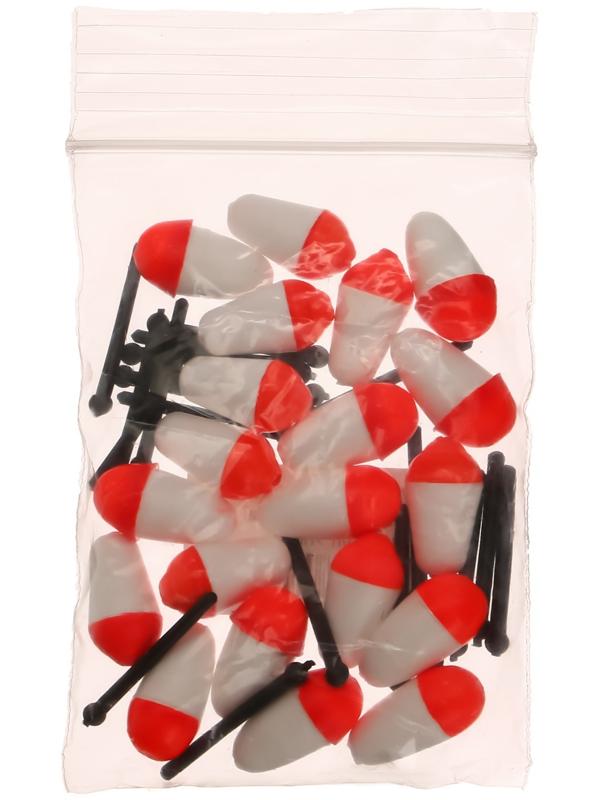 Поплавок зимний, тип 1, средний, высота 18 мм, 20 шт