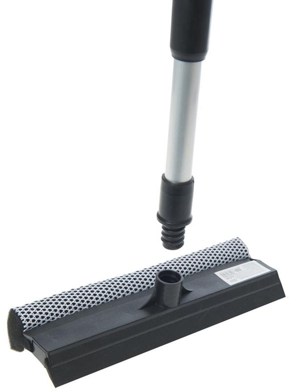 Стеклоочиститель большой, насадка 24 х 3.5 см, рукоятка 68-115 см