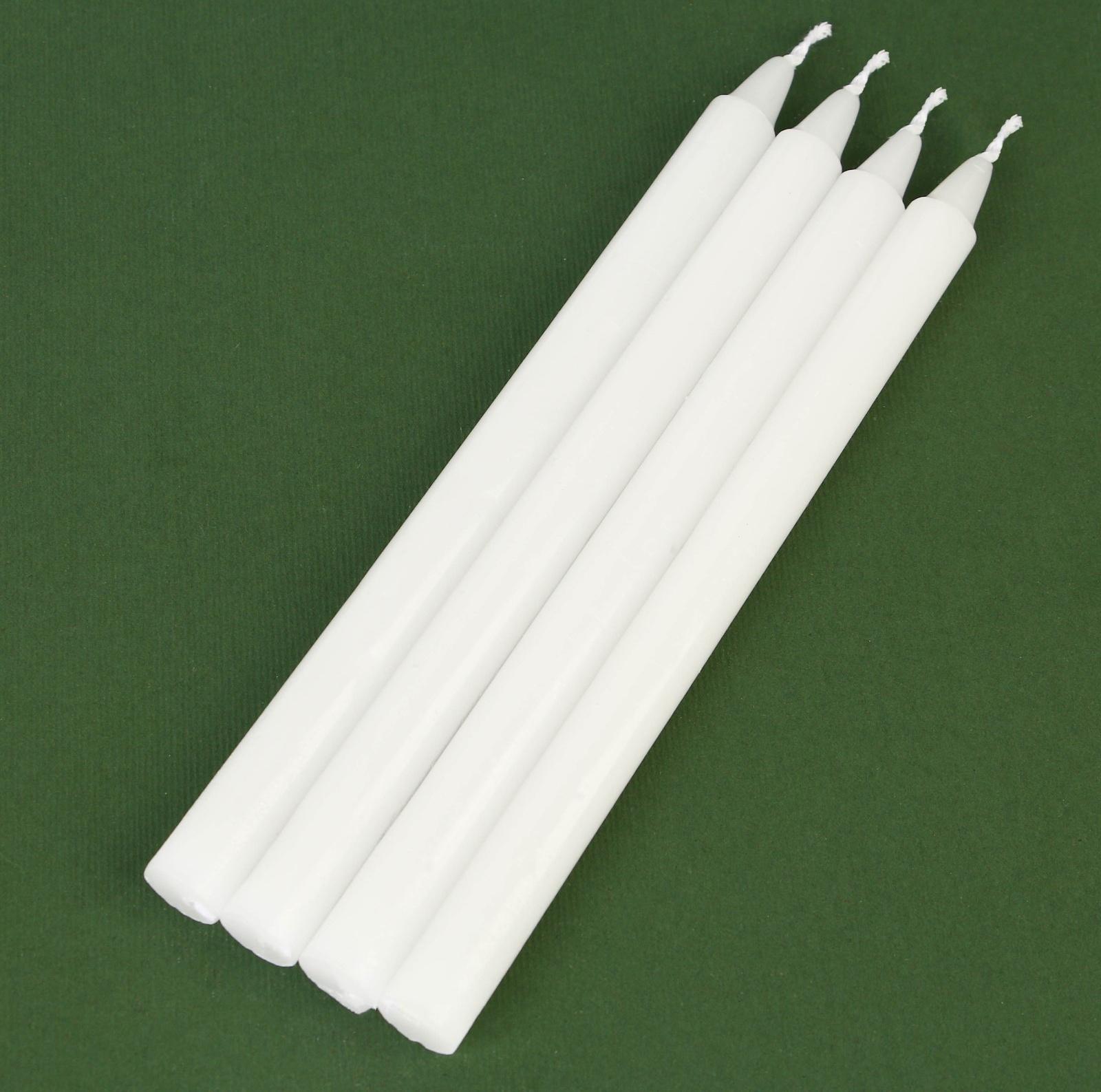 Набор восковых свечей «Верь в чудеса», 4 шт., белые, 15 х 1 х 1 см.