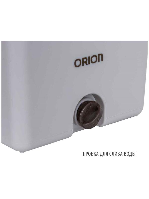 Набор для уборки ORION 2123: швабра, ведро с отжимом/полосканием, сменные насадки, 2 шт, 4 л, цвет серый