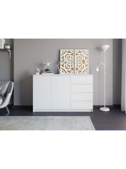 Комод Мори, 1604х404х990, Белый