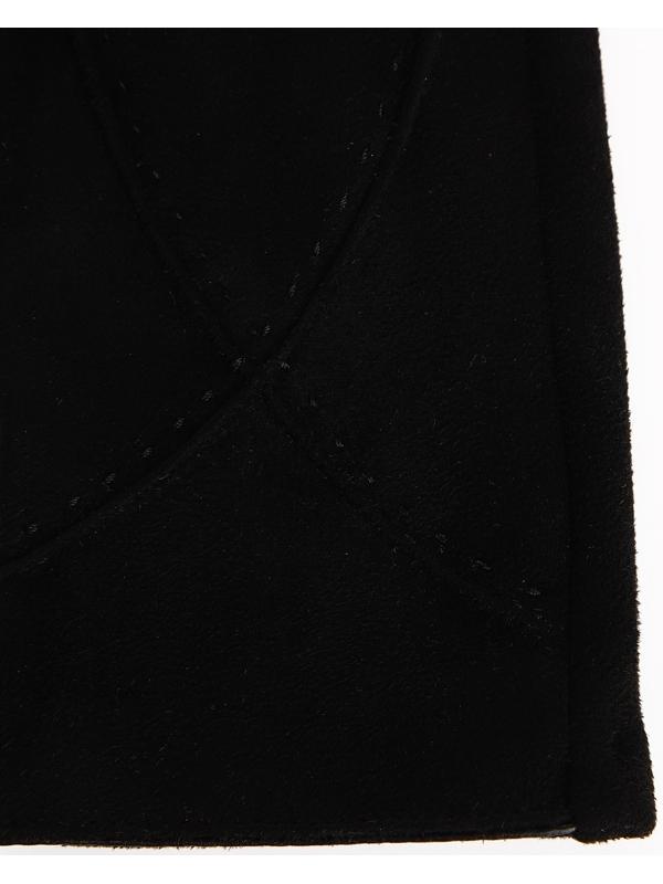 Перчатки женские, безразмерные, без утеплителя, цвет чёрный