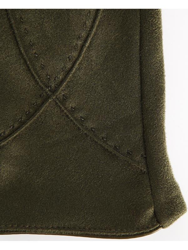 Перчатки женские, безразмерные, без утеплителя, цвет хаки