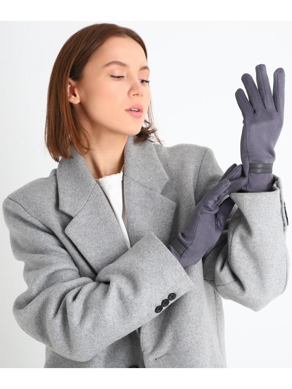 Перчатки женские, безразмерные, без утеплителя, цвет серый