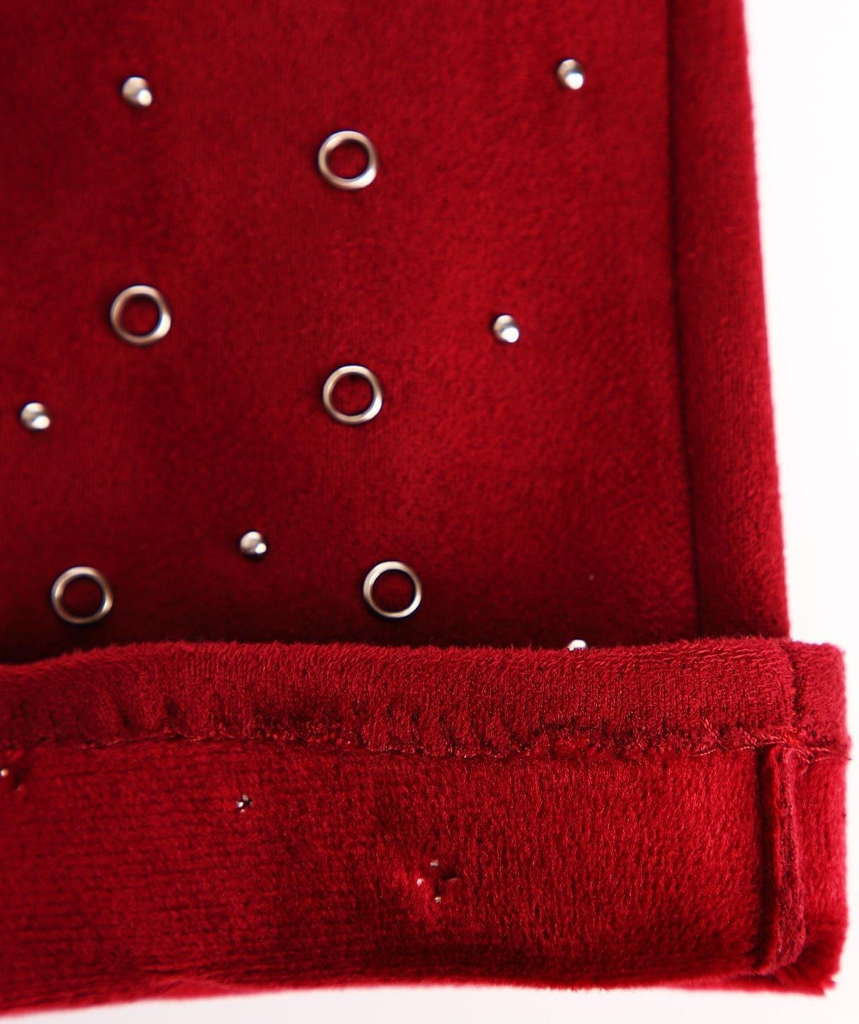 Перчатки женские, безразмерные, без утеплителя, цвет бордовый