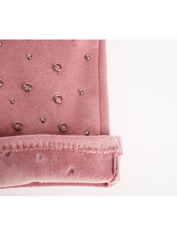 Перчатки женские, безразмерные, без утеплителя, цвет розовый