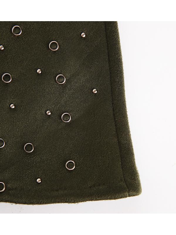 Перчатки женские, безразмерные, без утеплителя, цвет хаки