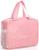 Косметичка на молнии, цвет розовый