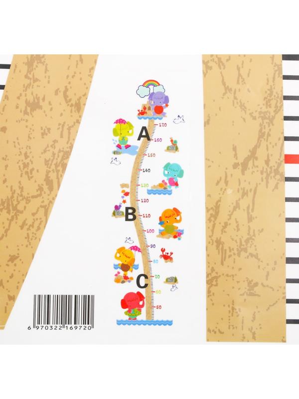 Наклейка пластик интерьерная цветная ростомер 