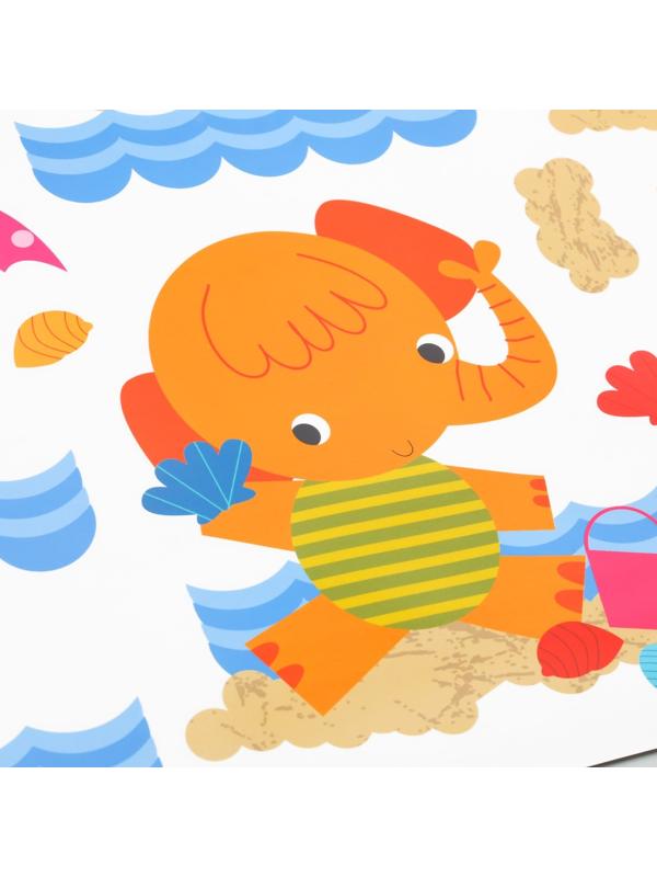 Наклейка пластик интерьерная цветная ростомер 