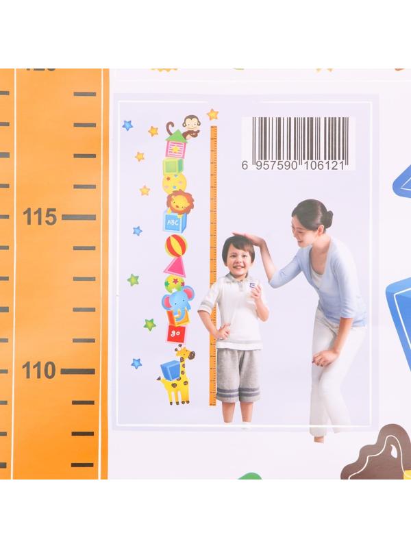 Наклейка пластик интерьерная цветная ростомер 