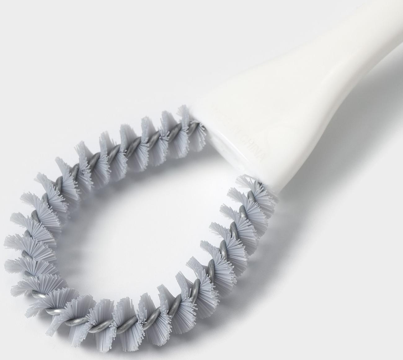 Щётка для чистки посуды и решёток-гриль Raccoon, круг, 19×5,5х2 см, цвет белый