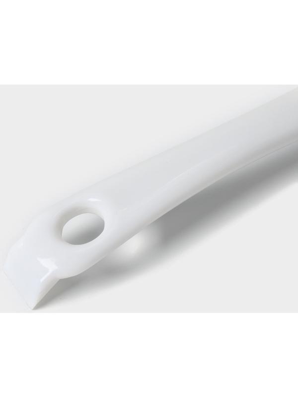 Щётка для чистки посуды и решёток-гриль Raccoon, круг, 19×5,5х2 см, цвет белый