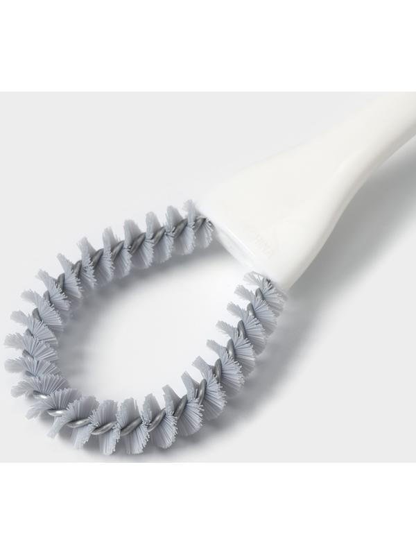 Щётка для чистки посуды и решёток-гриль Raccoon, круг, 19×5,5х2 см, цвет белый