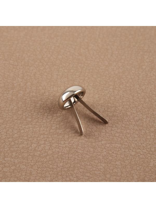 Ножки для дна сумки, 10 × 7 мм, 4 шт, цвет серебряный