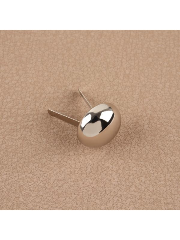 Ножки для дна сумки, 15 × 7 мм, 4 шт, цвет серебряный