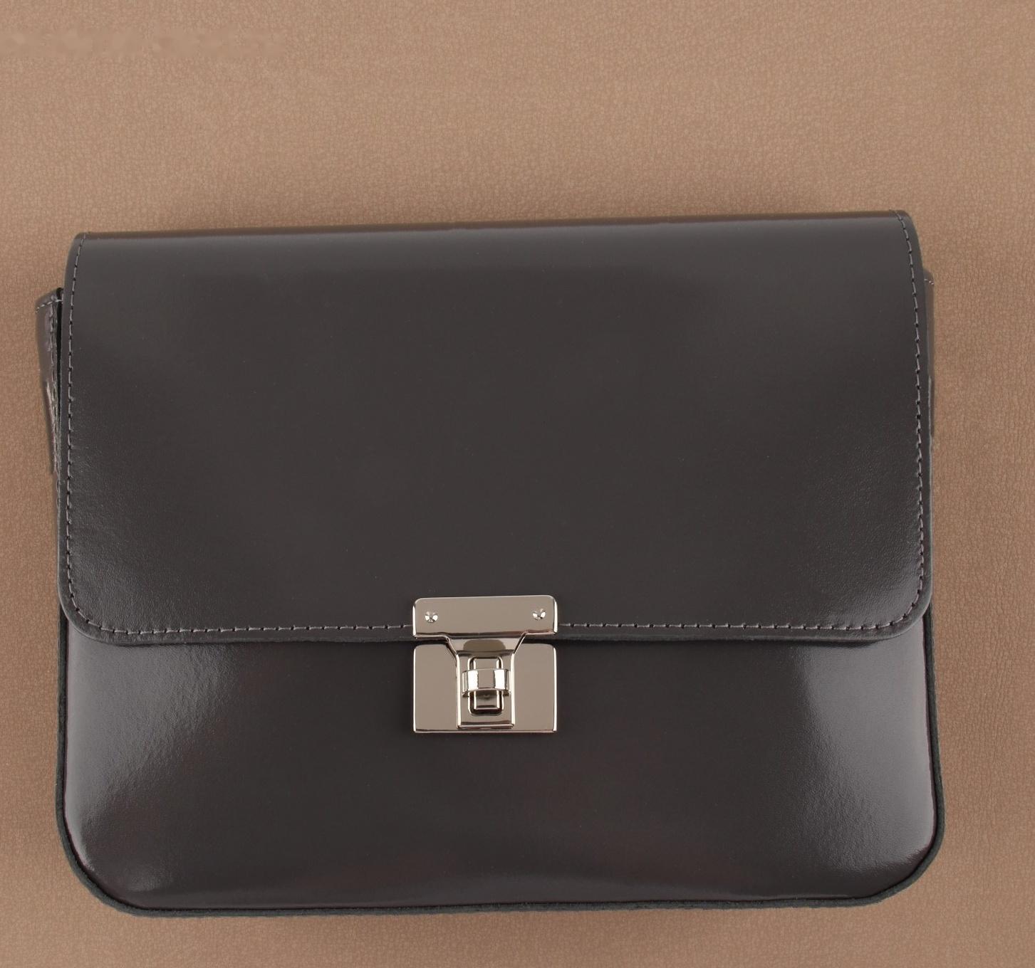 Застёжка для сумки, 3,3 × 3,3 см, цвет жемчужный серебряный