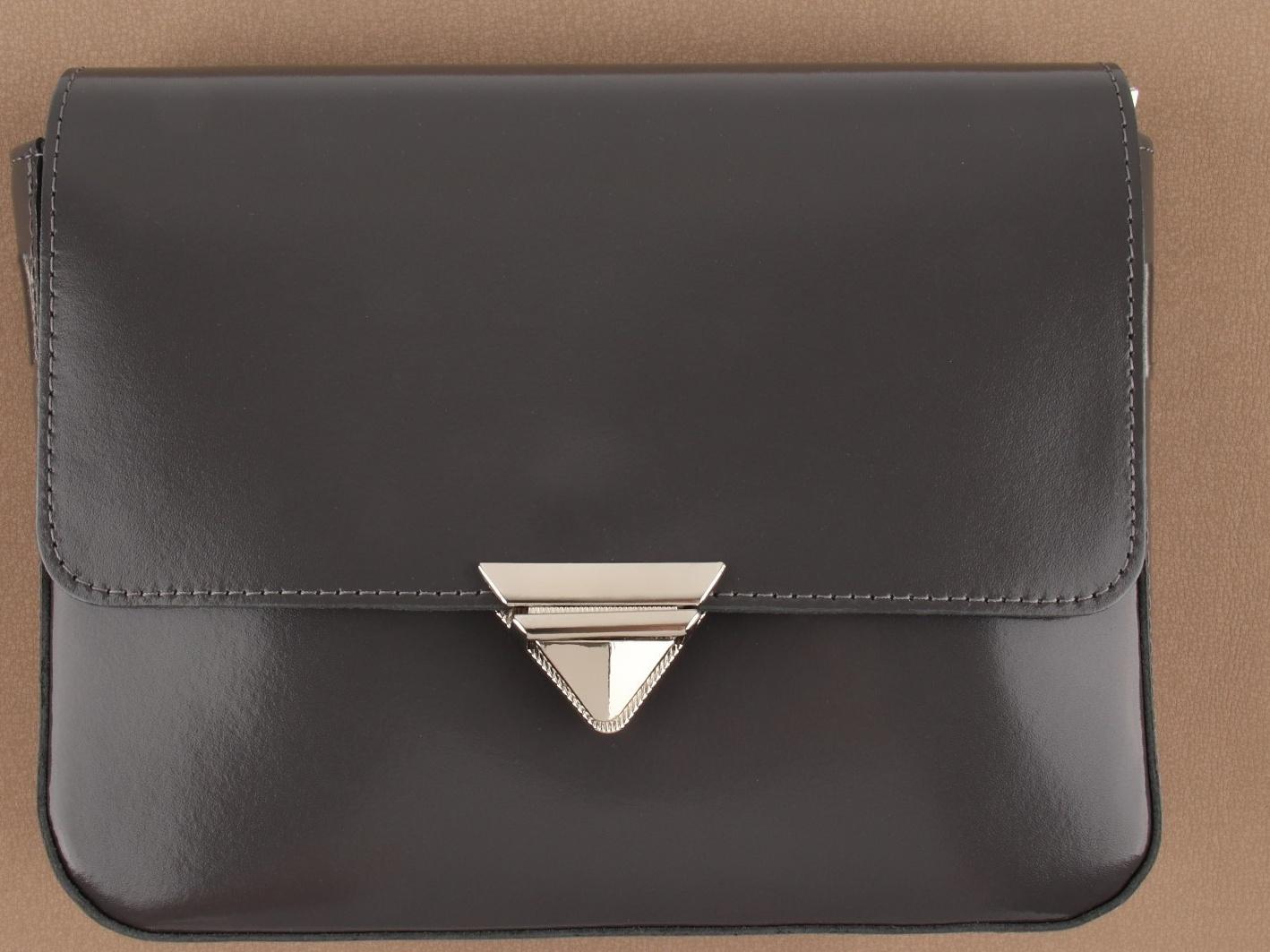 Застёжка для сумки, 4,5 × 2,9 см, цвет жемчужный серебряный