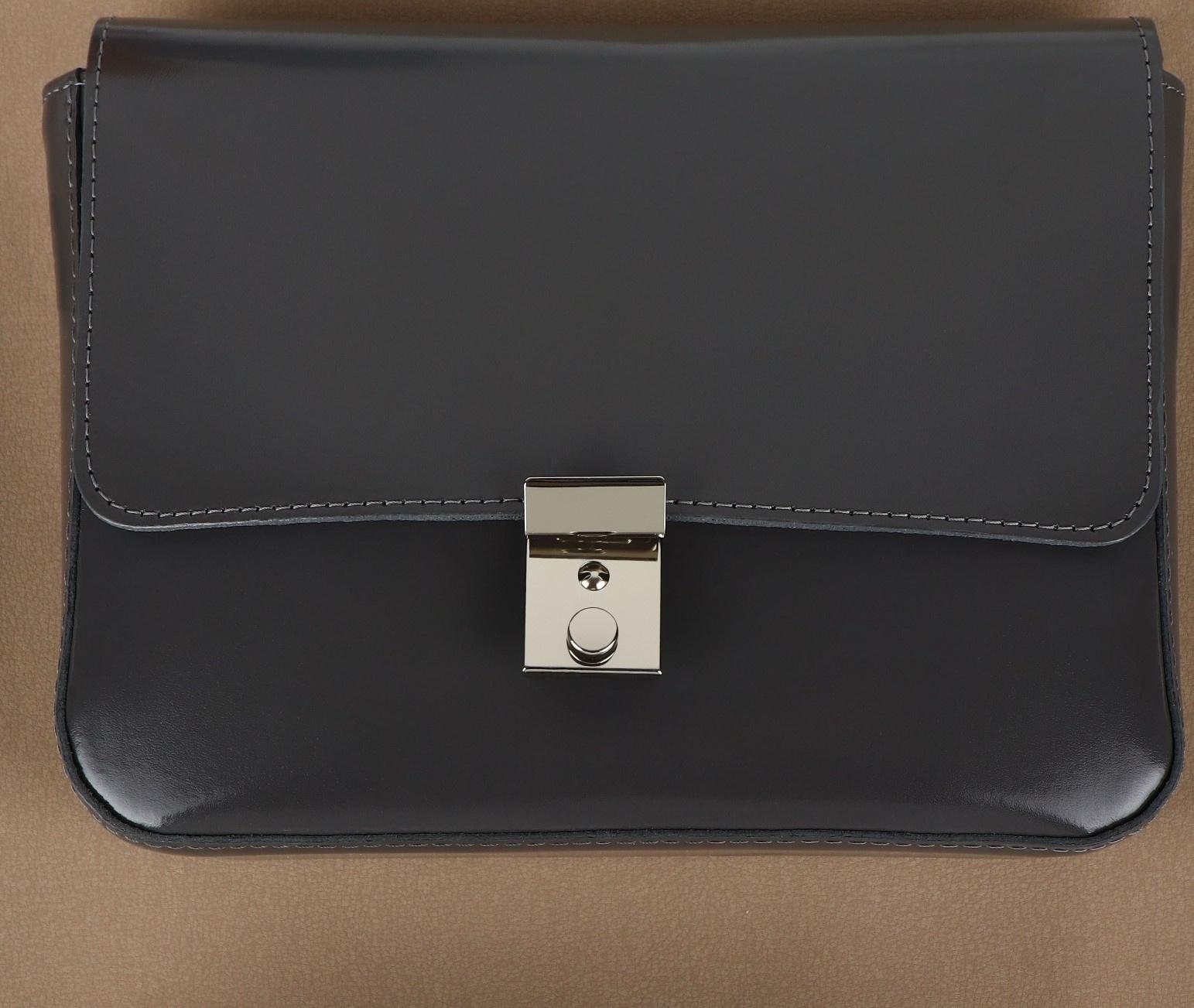 Застёжка для сумки, 3,5 × 2,6 см, цвет серебряный