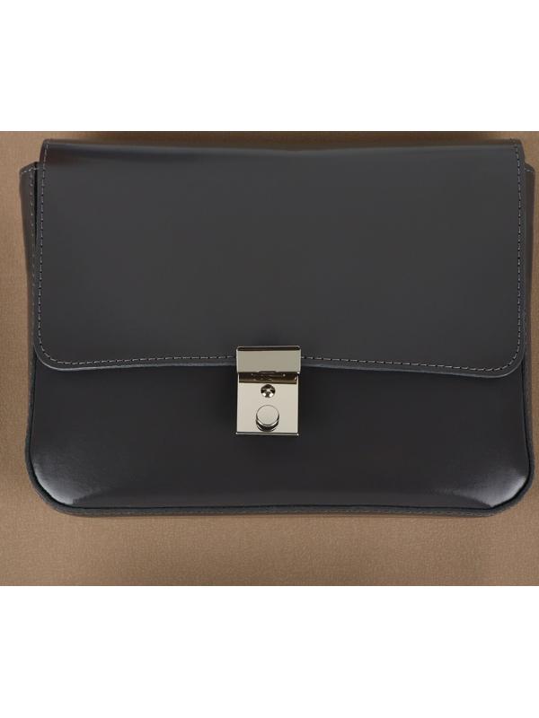 Застёжка для сумки, 3,5 × 2,6 см, цвет серебряный