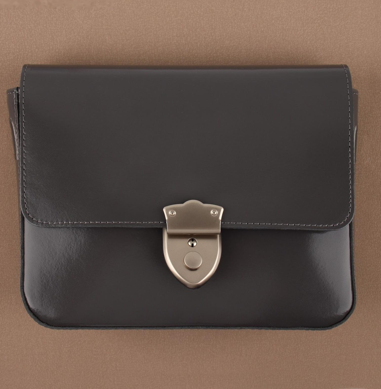 Застёжка для сумки, 3,8 × 5 см, цвет жемчужный серебряный