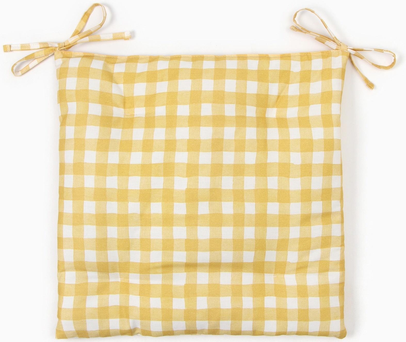 Сидушка на стул Этель Sunbeam 42х42 см, 100% хл, саржа 178 г/м2