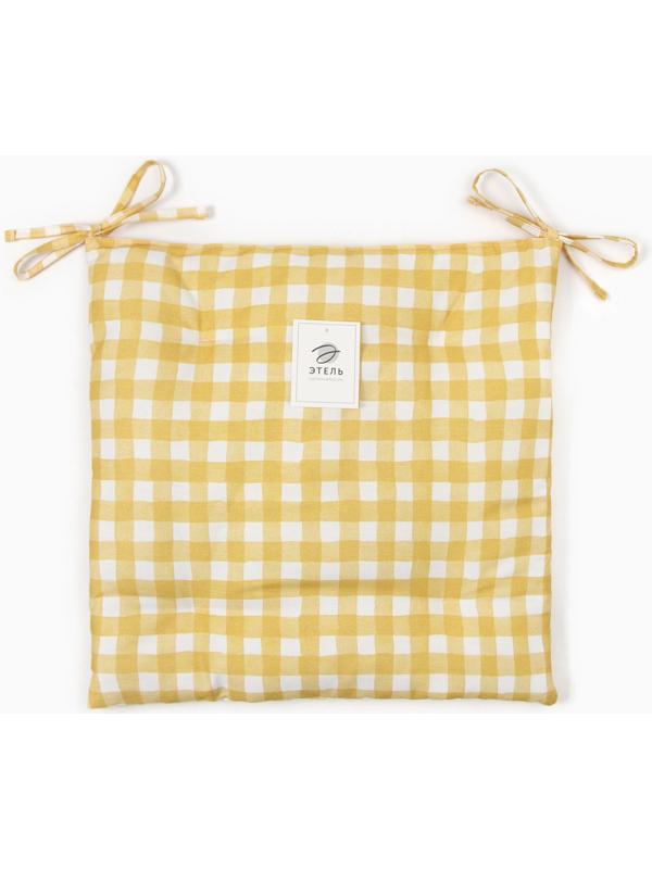 Сидушка на стул Этель Sunbeam 42х42 см, 100% хл, саржа 178 г/м2