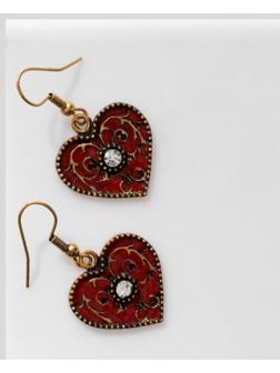 Серьги эмаль 