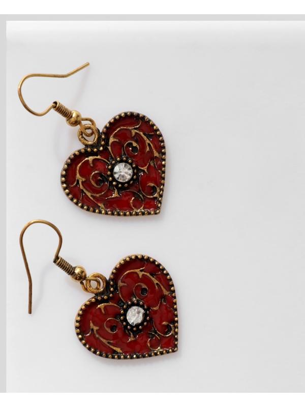 Серьги эмаль 