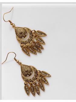 Серьги висячие 