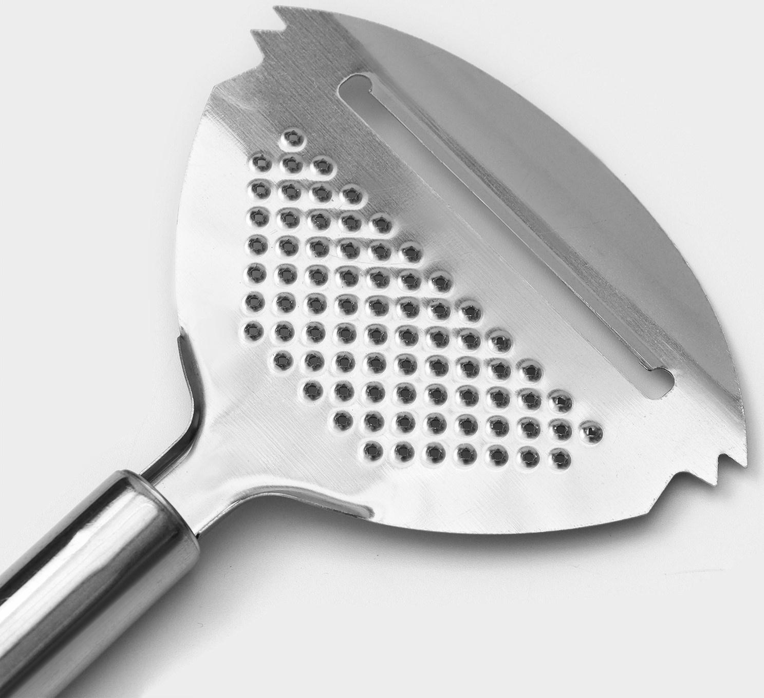 Тёрка для сыра Доляна «Металлик»