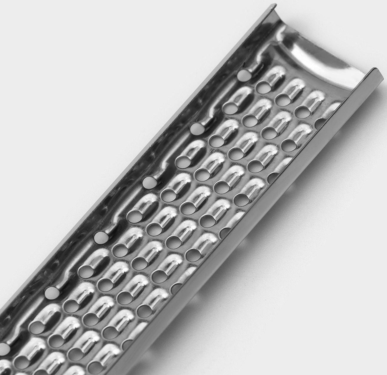 Тёрка с ручкой Доляна «Металлик», нержавеющая сталь, 31,5см