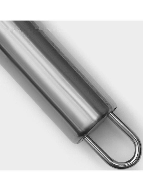 Тёрка с ручкой Доляна «Металлик», нержавеющая сталь, 31,5см