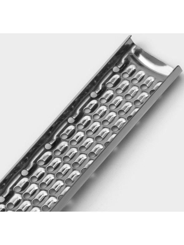 Тёрка с ручкой Доляна «Металлик», нержавеющая сталь, 31,5см