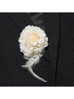 Брошь-заколка текстильная 