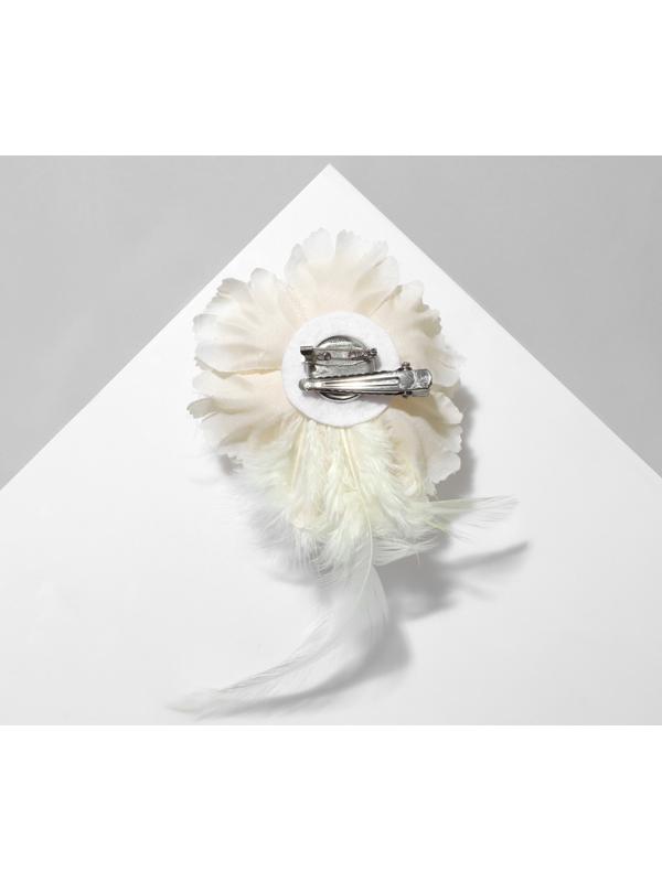 Брошь-заколка текстильная 