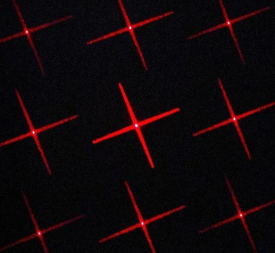 Лазерная указка, 532 нм, 4 насадки, 2 ААА, красный луч