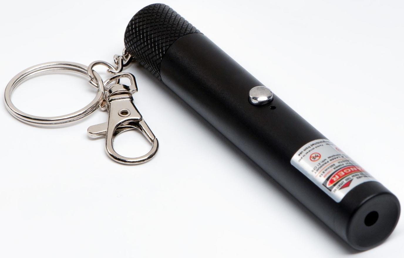 Лазерная указка аккумуляторная, 200 мАч, 532 нм, красный луч