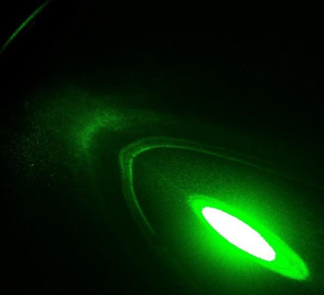 Лазерная указка аккумуляторная, 200 мАч, 532 нм, зеленый луч